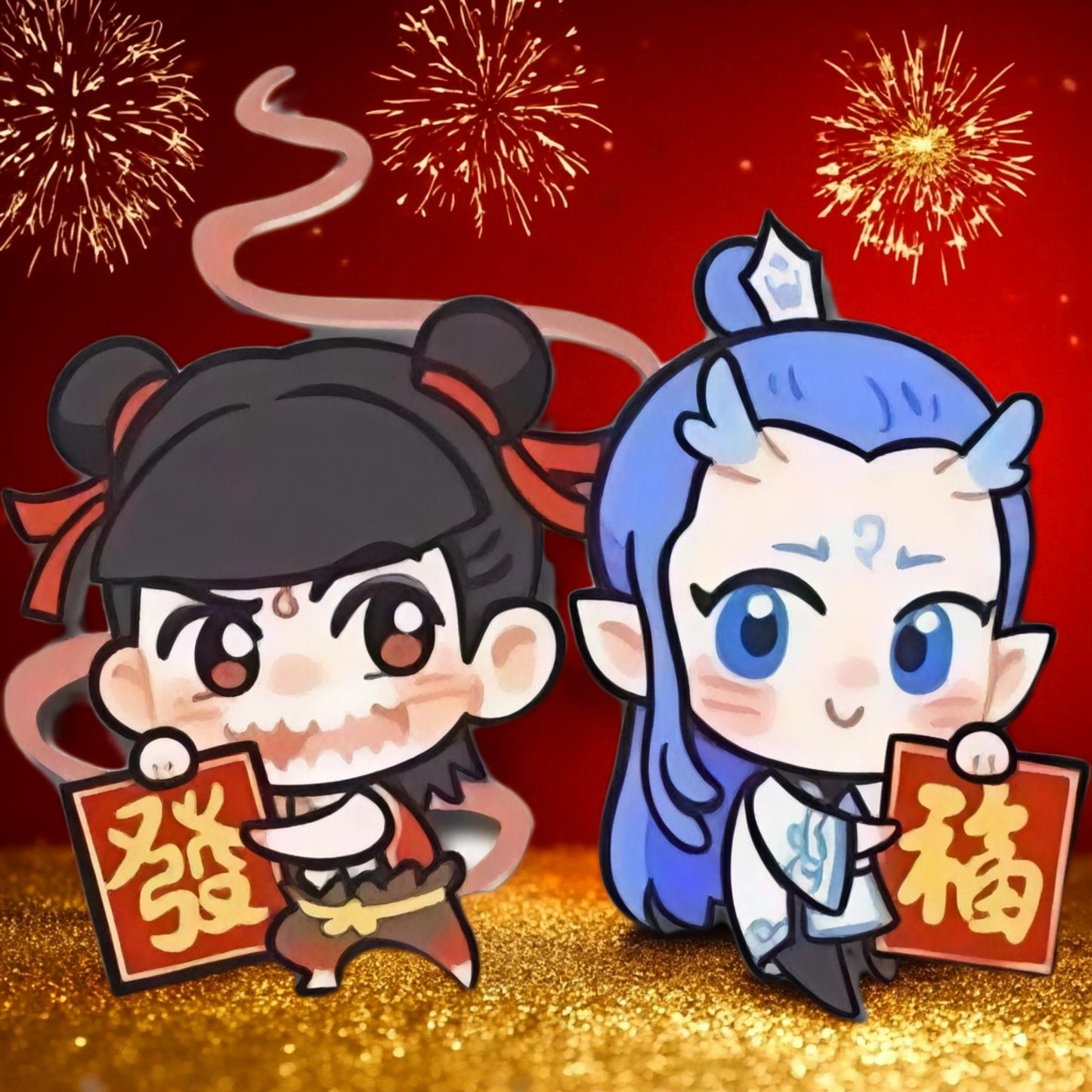 Llaveros Nezha x AoBing