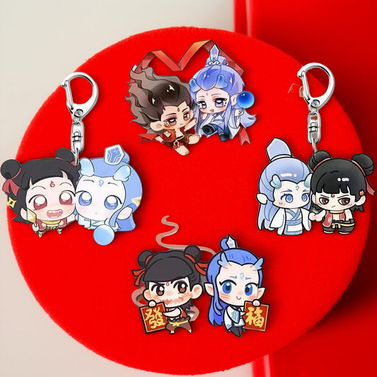 Llaveros Nezha x AoBing